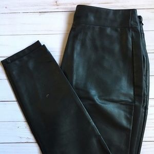 Leith - Faux Leather Skinny Pants - Small/Black